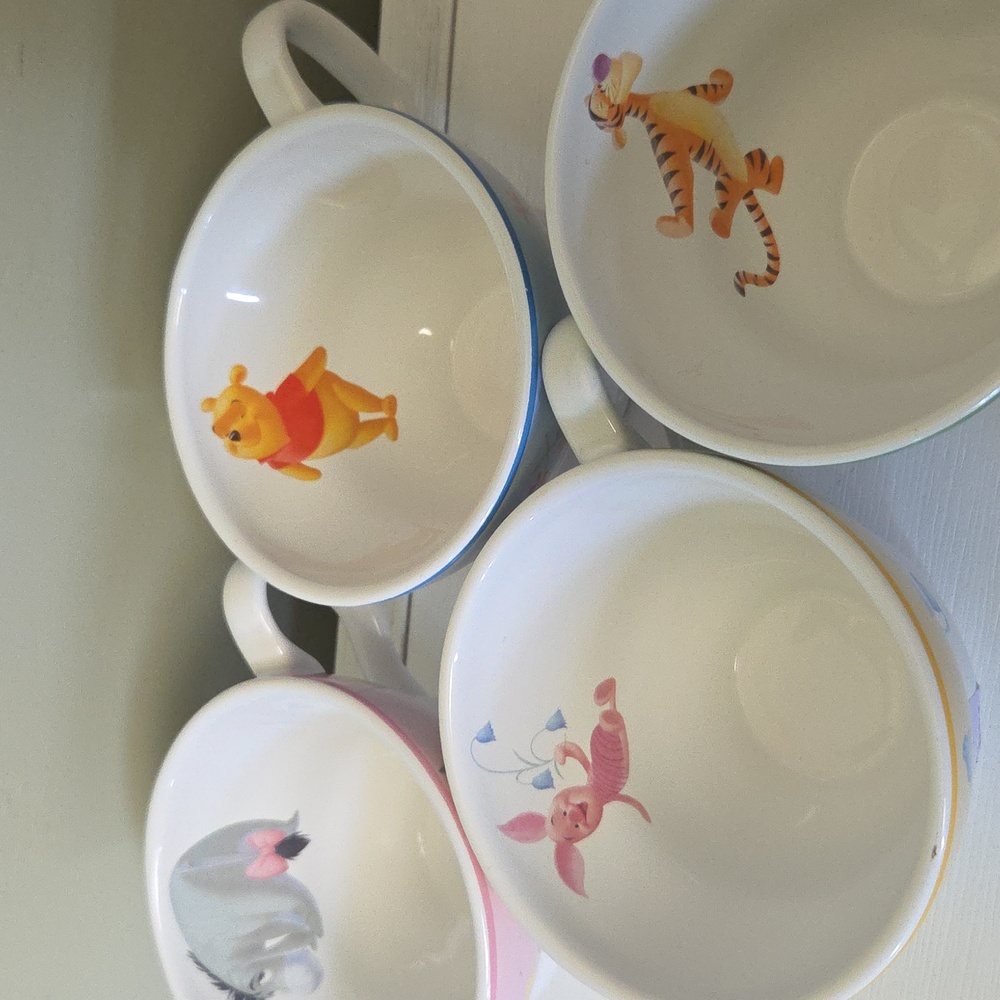 Disney Winnie the Pooh Character Mugs